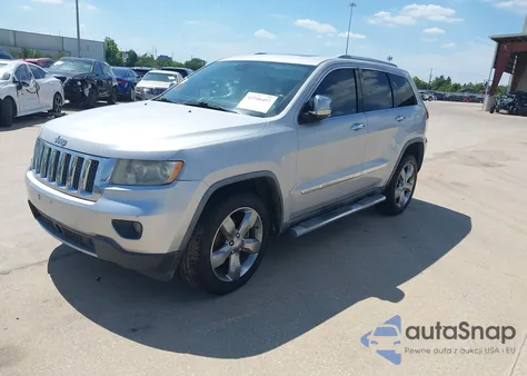 2012 Jeep Grand Cherokee Overland z USA, uszkodzony, nr VIN 1C4RJECT6CC125594